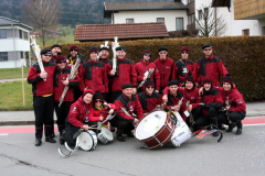 Schalmeien beim Umzug in Hörbranz
