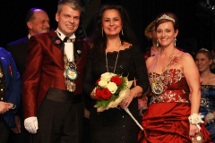 Prinzenpaar mit ihrer Choreographin