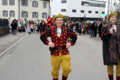 Ritter Alexander beim Umzug in Hörbranz