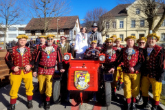 Umzug in Lochau, Prinzenpaar mit "ihren" Rittern