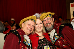 Prinzessin Desiree mit Komtur Thomas und Ritter Andreas